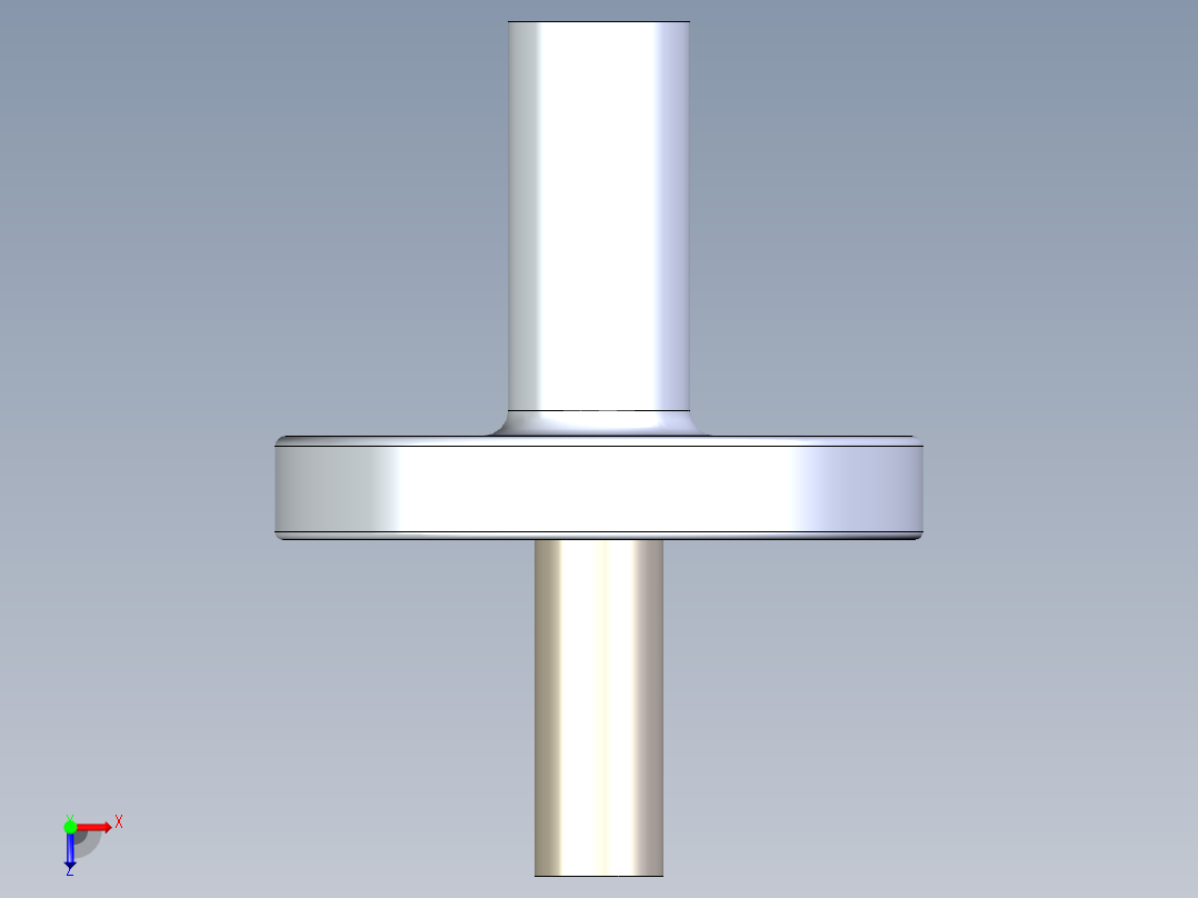 离心离合器三维SW模型俯视图