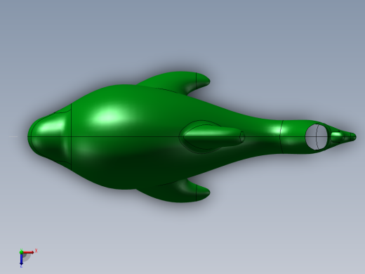 海豚俯视缩略图