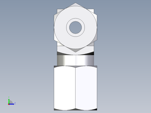 卡套式工业通用硬管接头EO_Union_tee_T06LCF左视缩略图