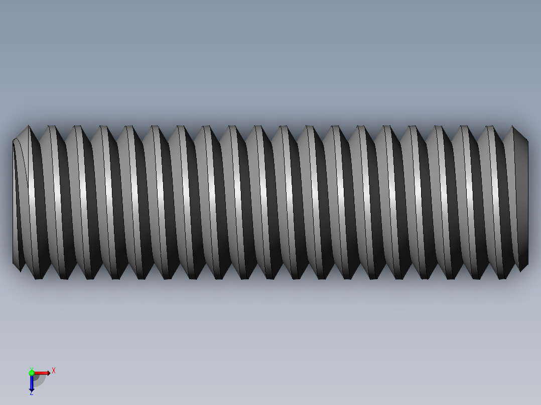 DIN 913-ISO 4026 固定螺钉-M6 L=20.SLDPRT俯视图