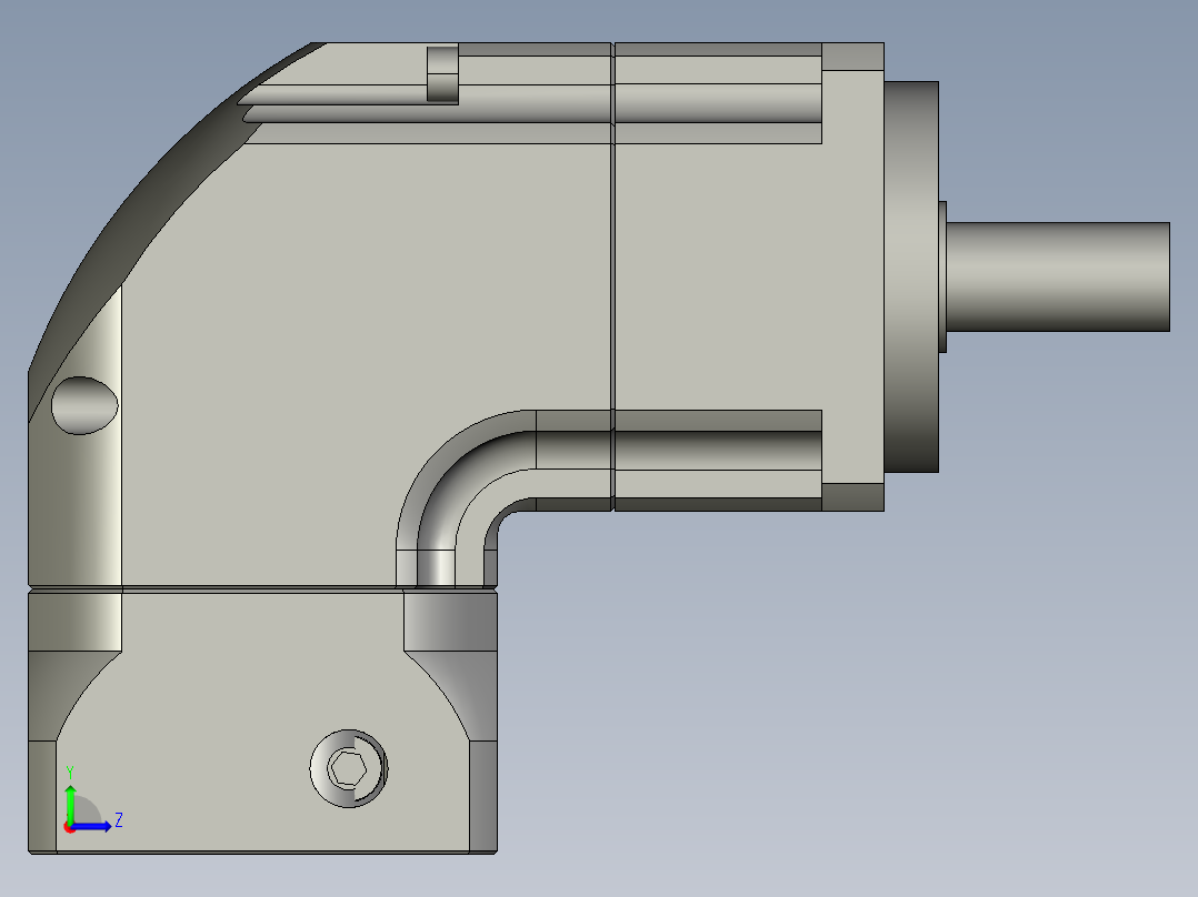 斜齿ZPGH060-L1 14-50-70-M5 CZ14.STEP左视图