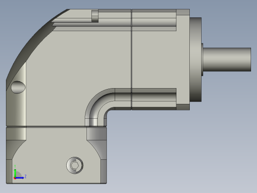 斜齿ZPGH060-L1 14-50-70-M5 CZ14.STEP左视缩略图