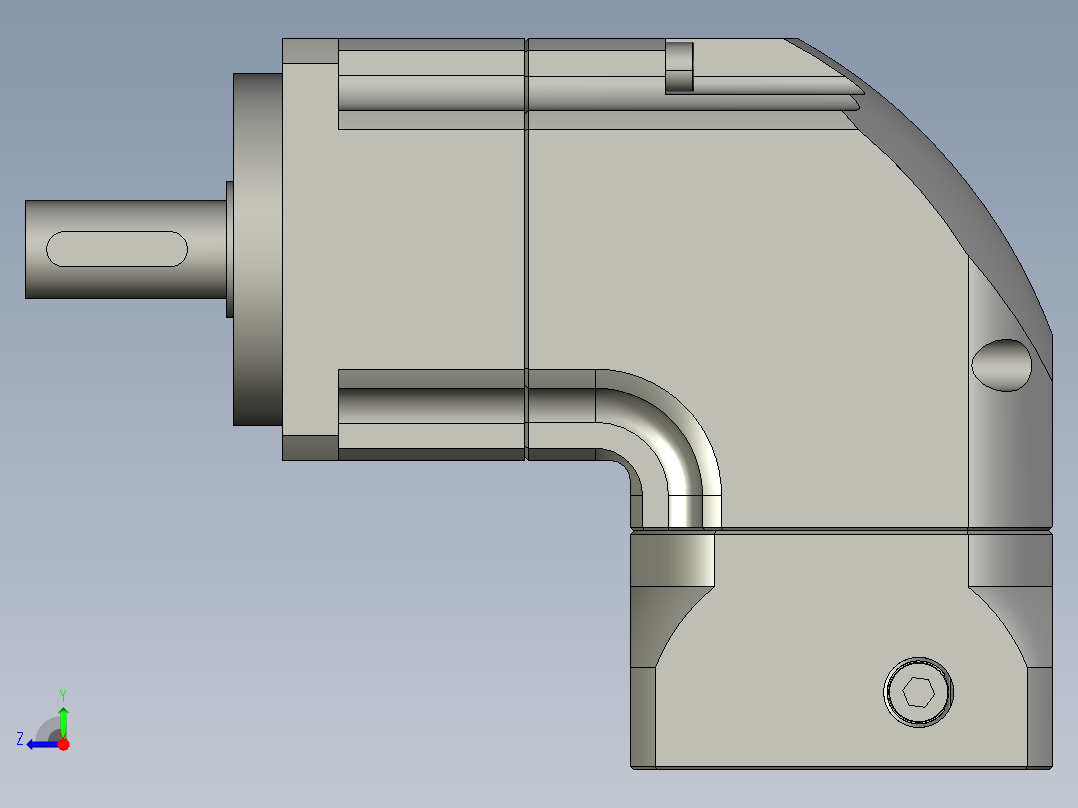斜齿ZPGH060-L1 14-50-70-M5 CZ14.STEP右视图