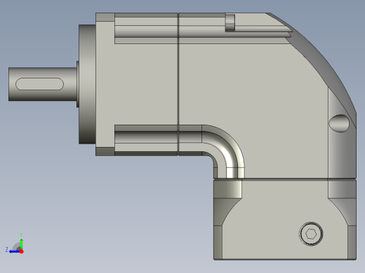 斜齿ZPGH060-L1 14-50-70-M5 CZ14.STEP右视缩略图