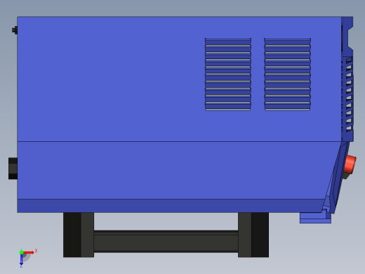 电焊机外壳模型俯视缩略图