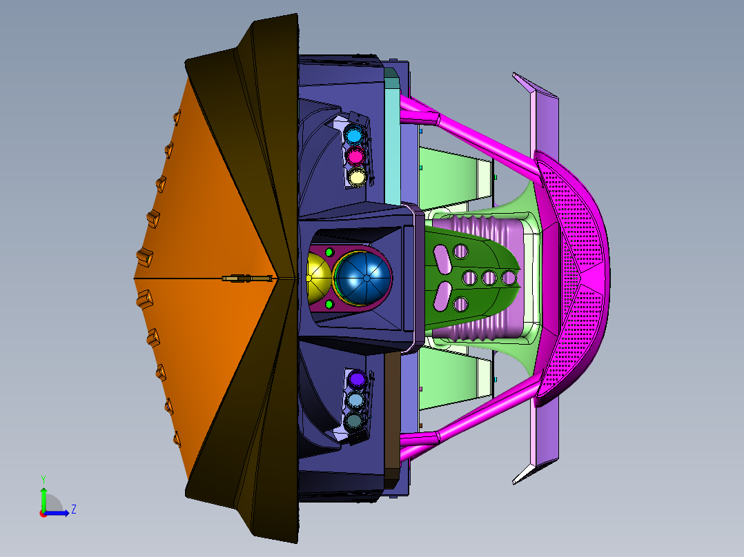 007邦德的改装快艇左视图