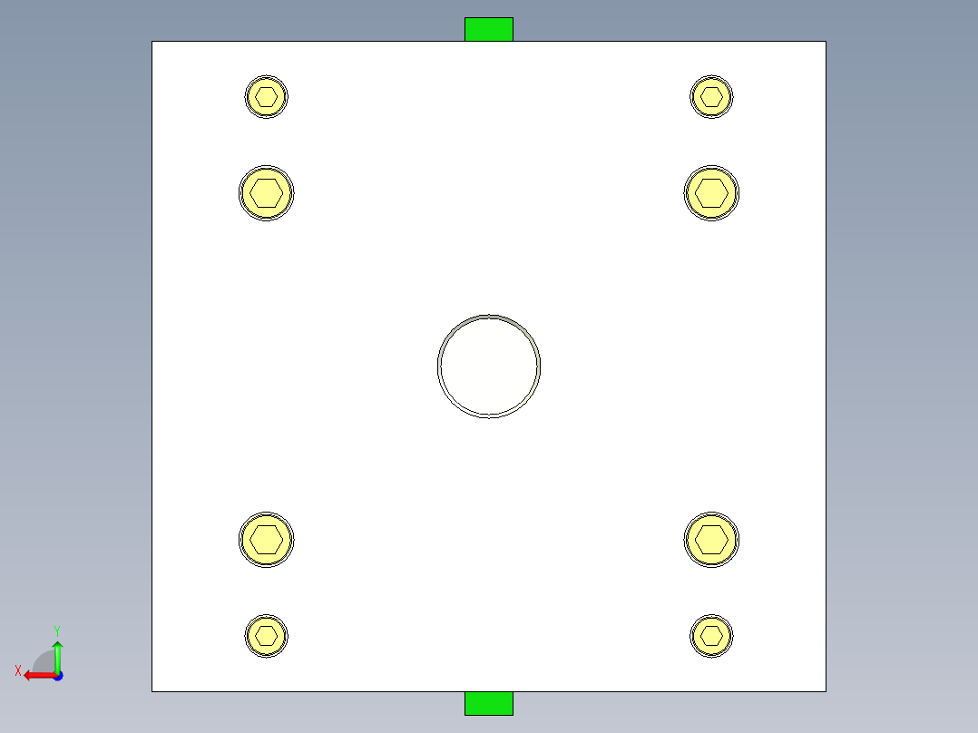 玩具车赛车前交叉臂模具后视图