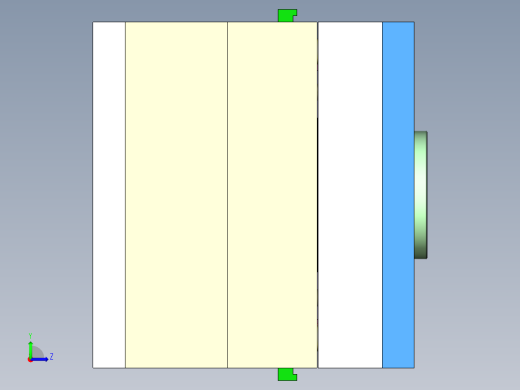 玩具车赛车前交叉臂模具左视缩略图