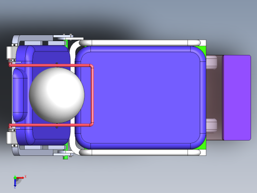 Q219-带头罩的躺椅的设计【三维SolidWorks】俯视缩略图