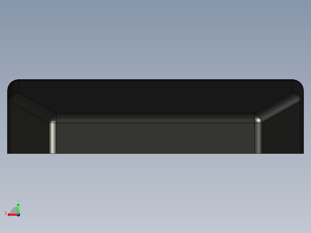 型材-KJN SLAM LATCH 2ND PART后视图