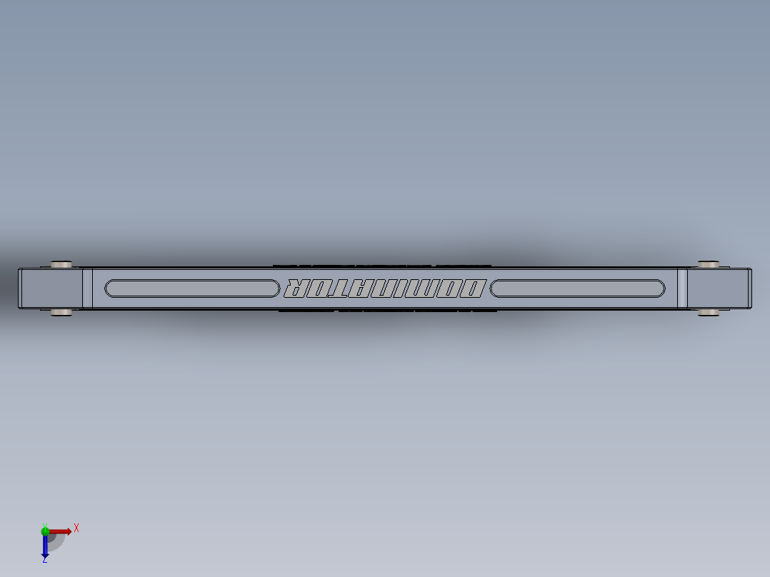 内存条 (2)俯视图