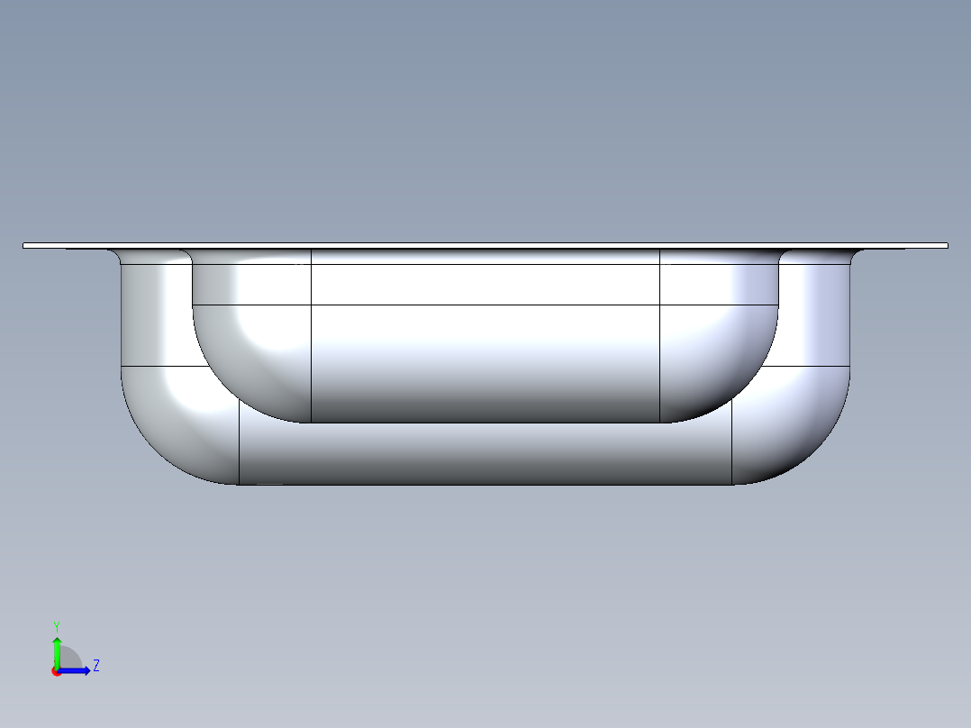 水槽、不锈钢水槽(123)左视图