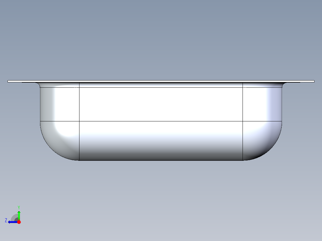 水槽、不锈钢水槽(123)右视图