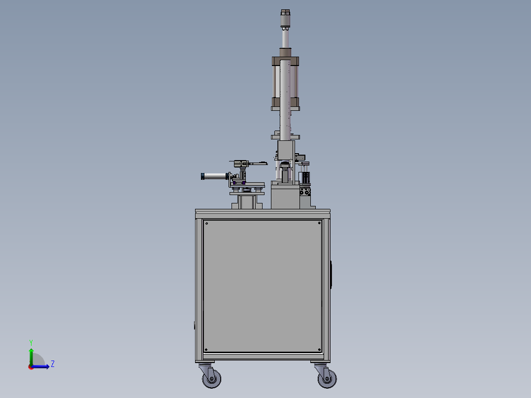 轴承自动压装设备sw19可编辑左视图