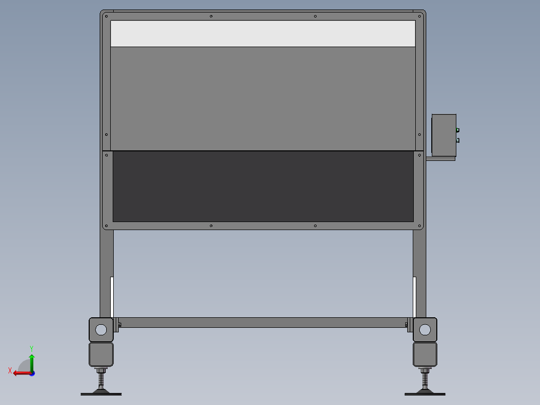 托盘库推车sw12可编辑后视图