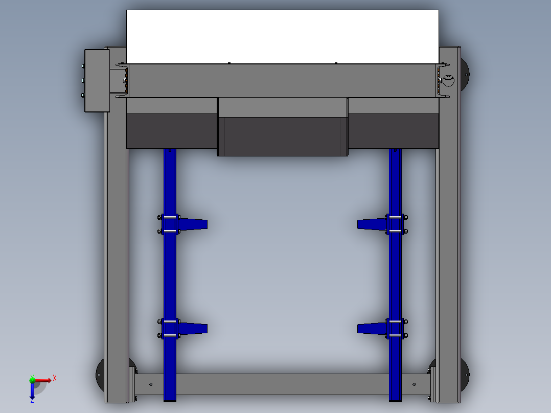 托盘库推车sw12可编辑俯视图