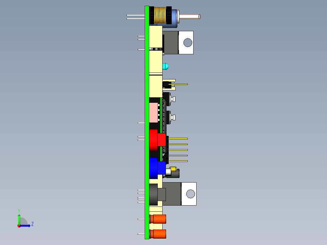 ZP+相扑摩托罗拉+PCB+版本1左视图