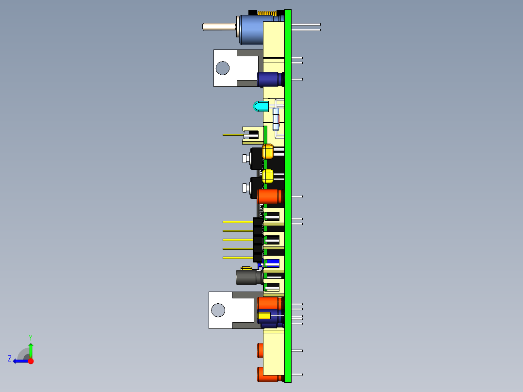 ZP+相扑摩托罗拉+PCB+版本1右视图