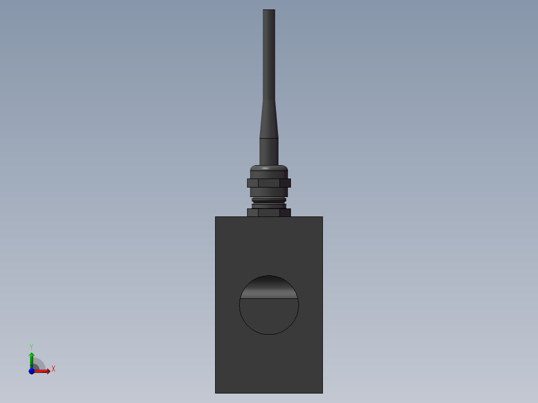 4款S型拉力称重传感器模型573103前视图