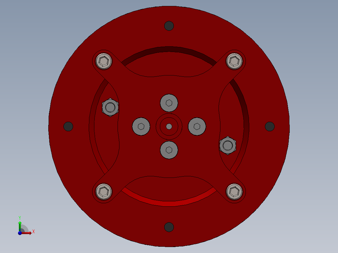 摆线减速器、摆线针轮减速器、减速器(4)前视图