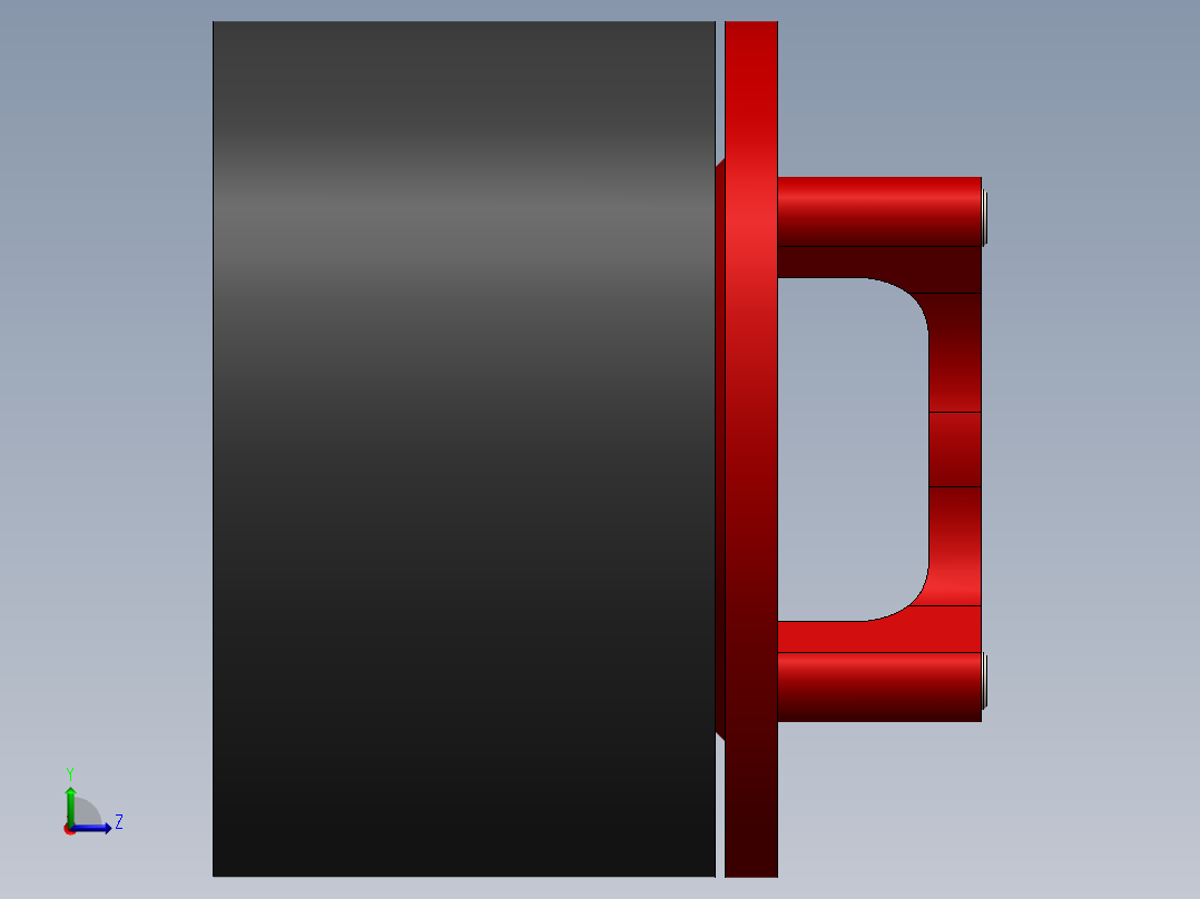 摆线减速器、摆线针轮减速器、减速器(4)左视图