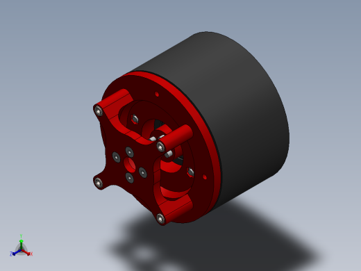 摆线减速器、摆线针轮减速器、减速器(4)正等轴测缩略图