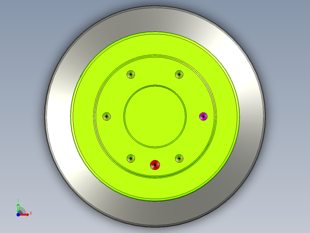 浮动力控模型前视图