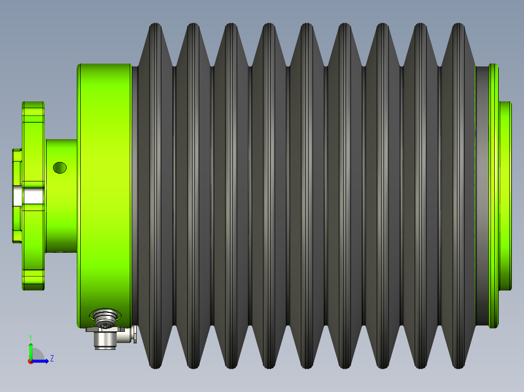浮动力控模型左视图
