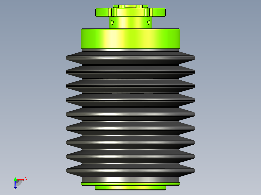 浮动力控模型俯视图
