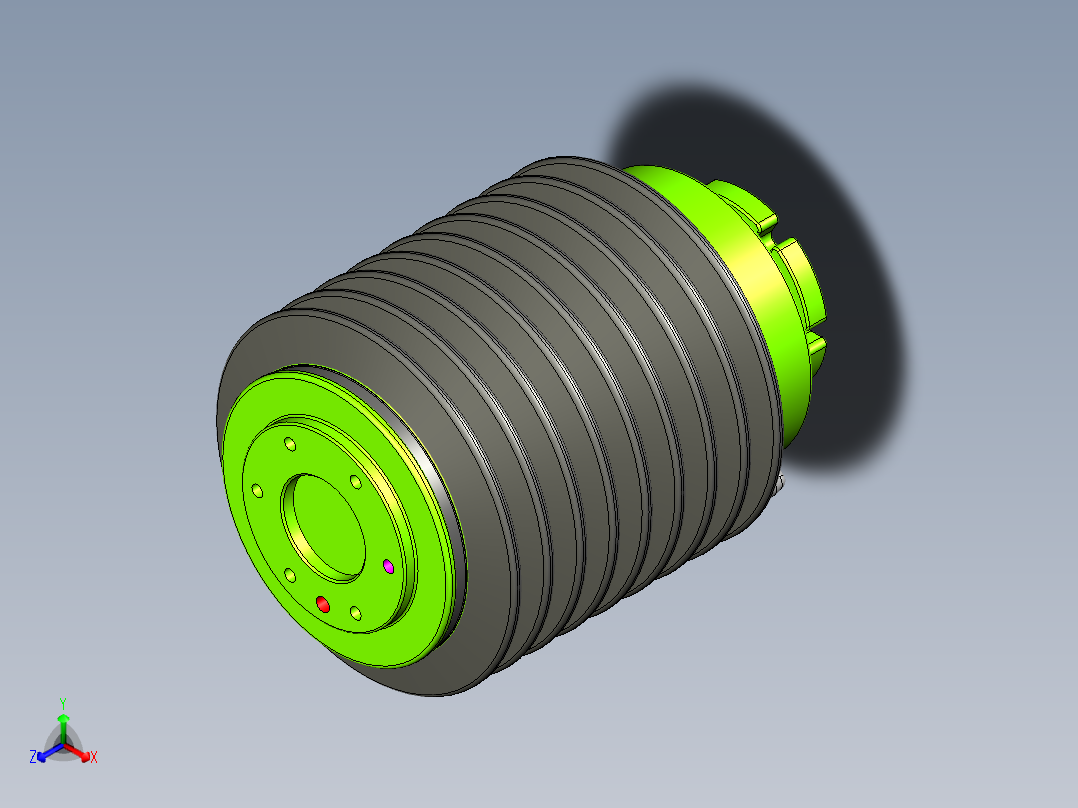 浮动力控模型正等轴测图