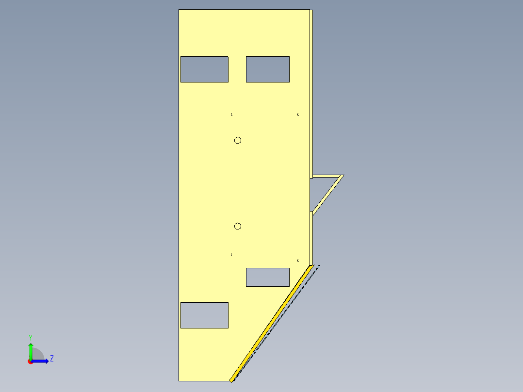 B2004613-OCP 木制数据中心模块左视图
