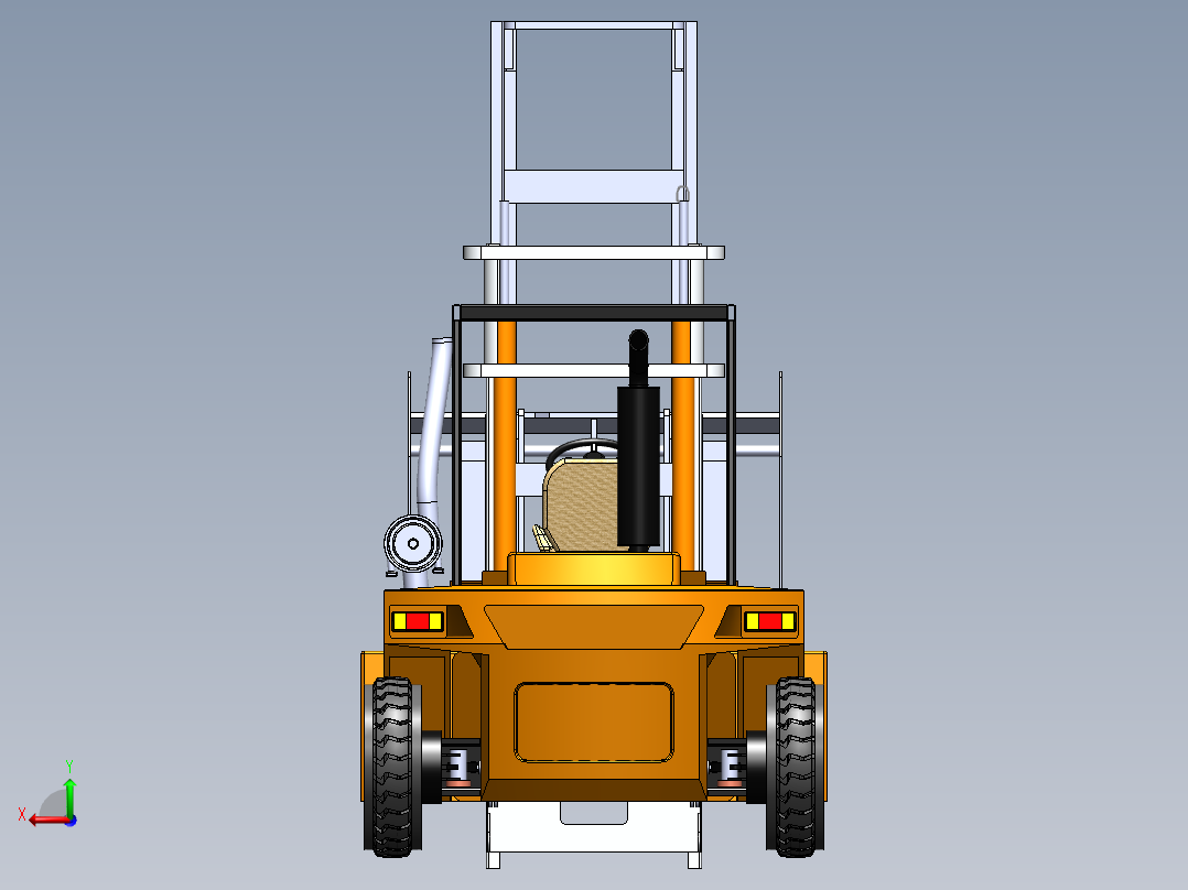 叉车、 叉车 SW STP(2)后视图