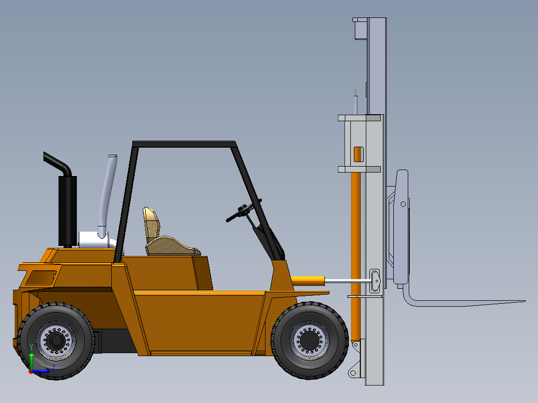 叉车、 叉车 SW STP(2)左视图