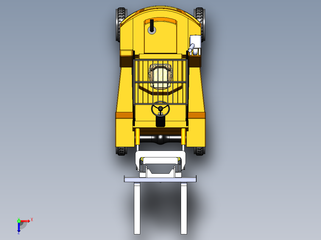 叉车、 叉车 SW STP(2)俯视图