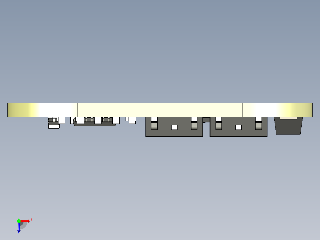 锂电池BMS 4S 20A俯视图