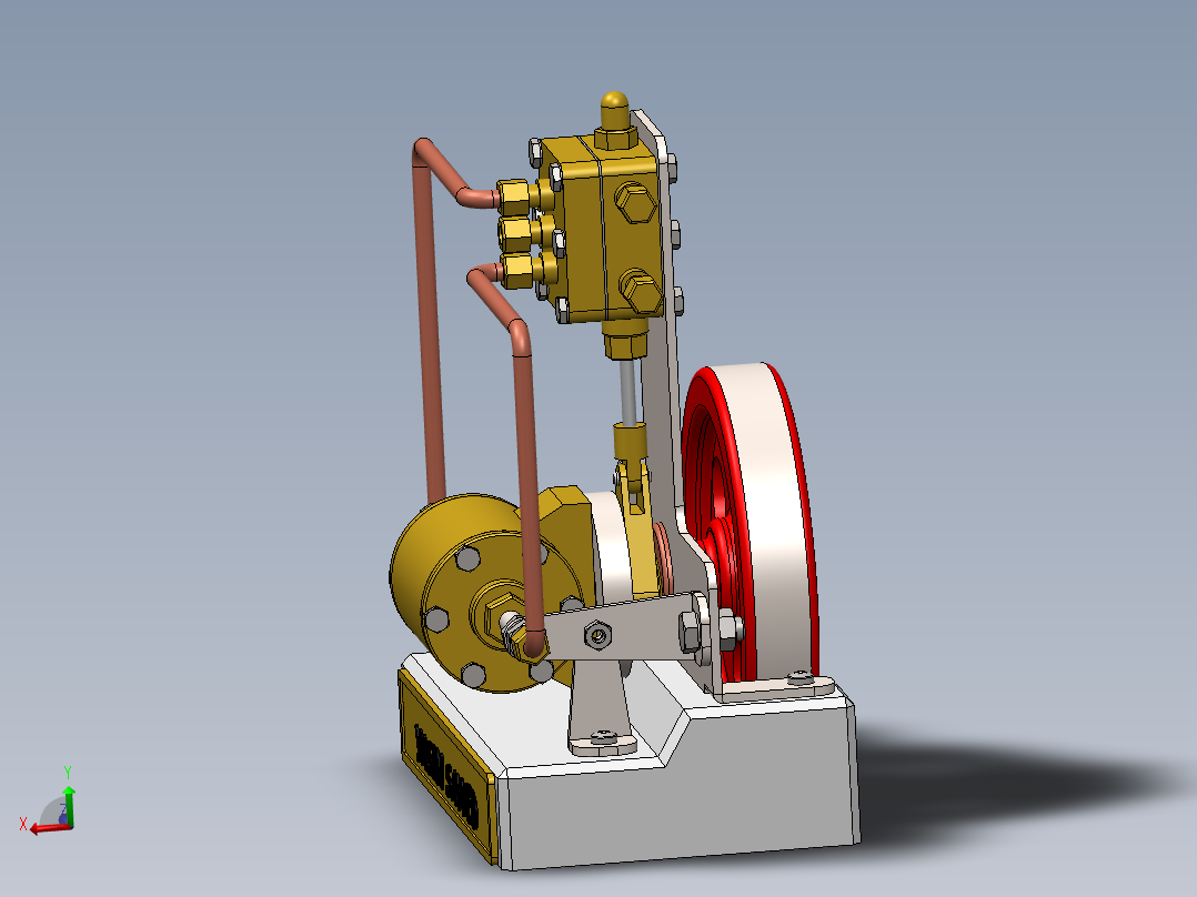 蒸汽机steam-engine-with-horizontal-moving-模型格式为 sw