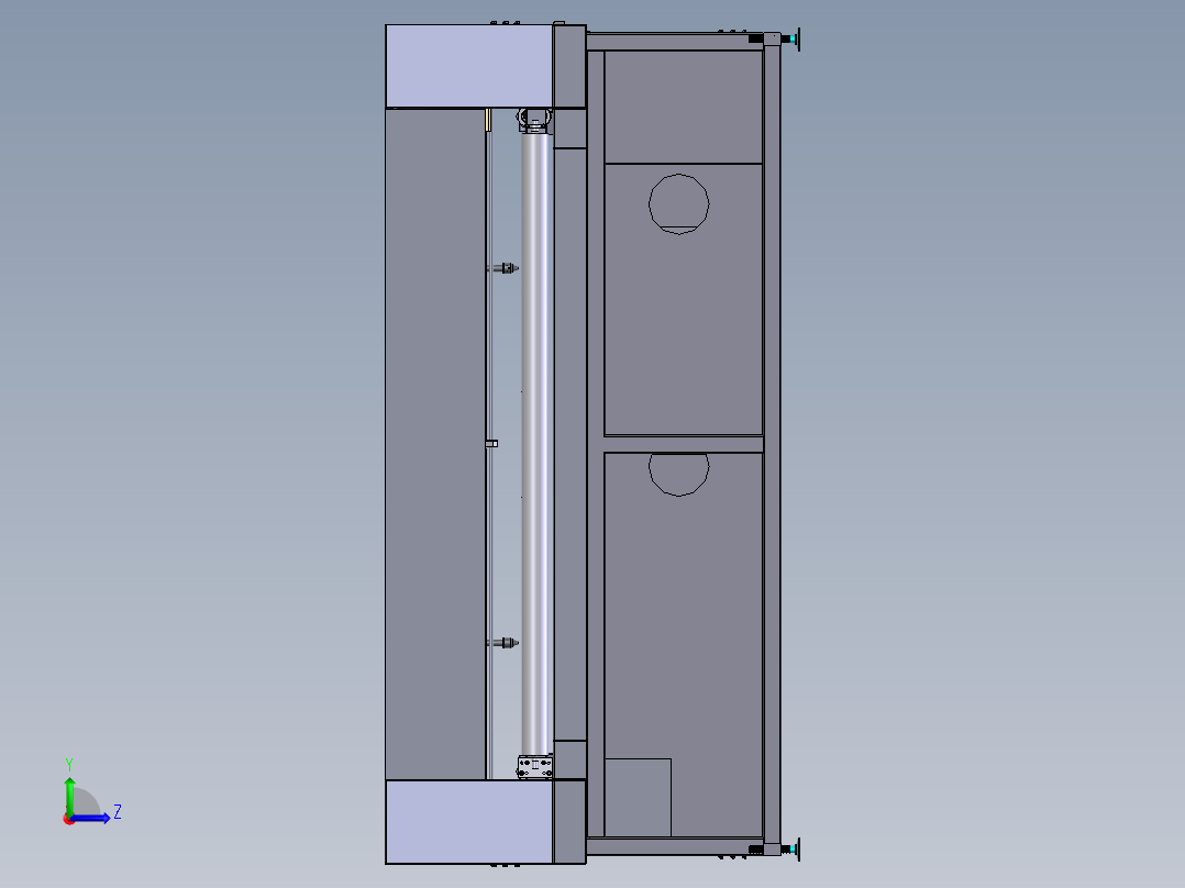 CNC数控小功率碳纤维切割机 XT左视图