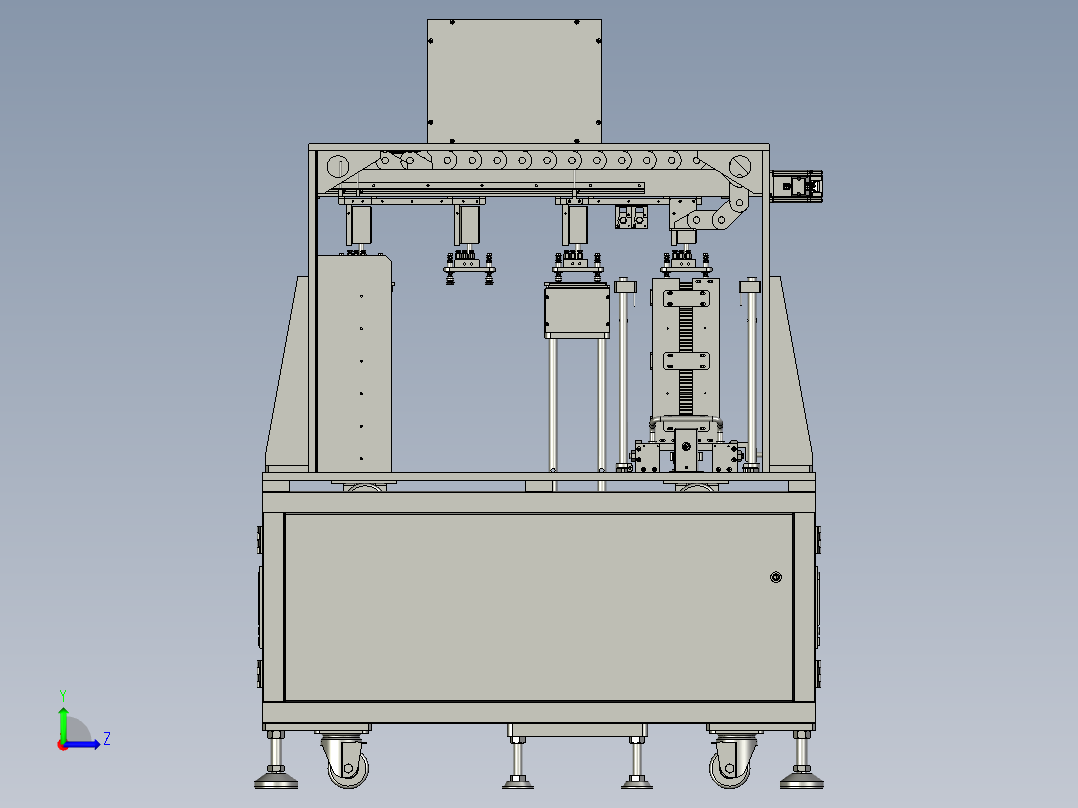 称重机更新总装-dtk左视图