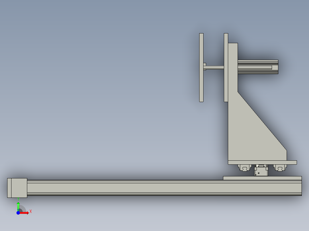 ST60-下料移载机构前视图