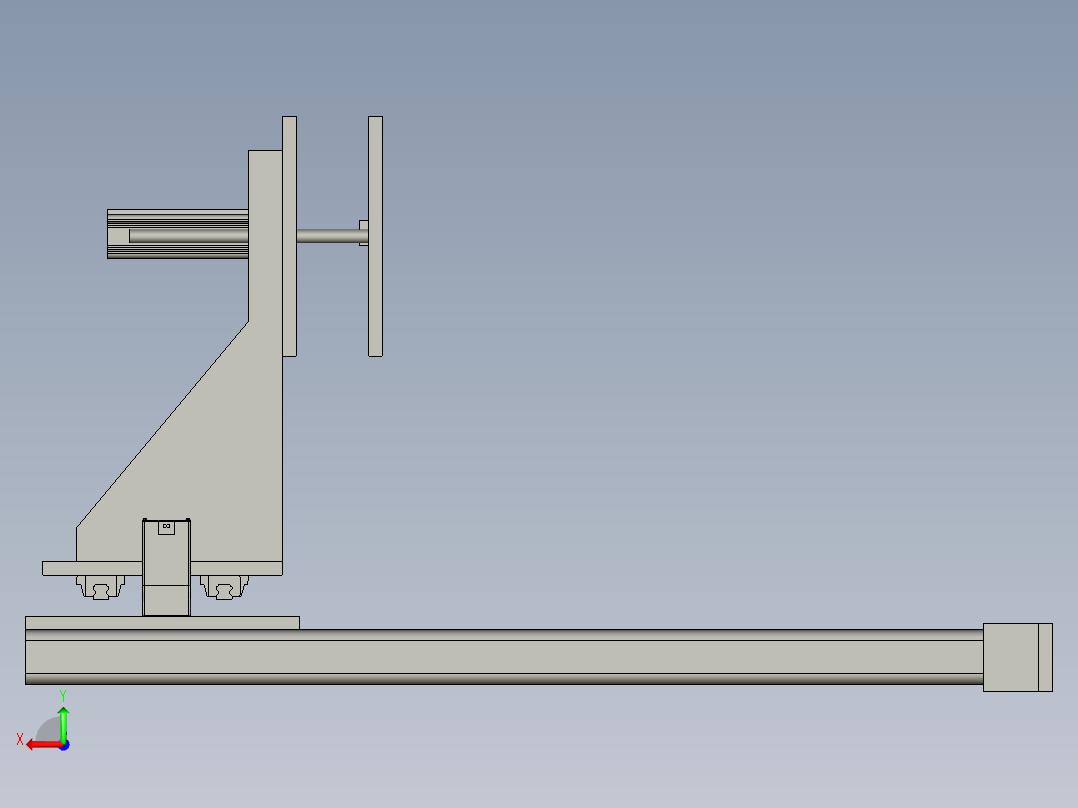 ST60-下料移载机构后视图