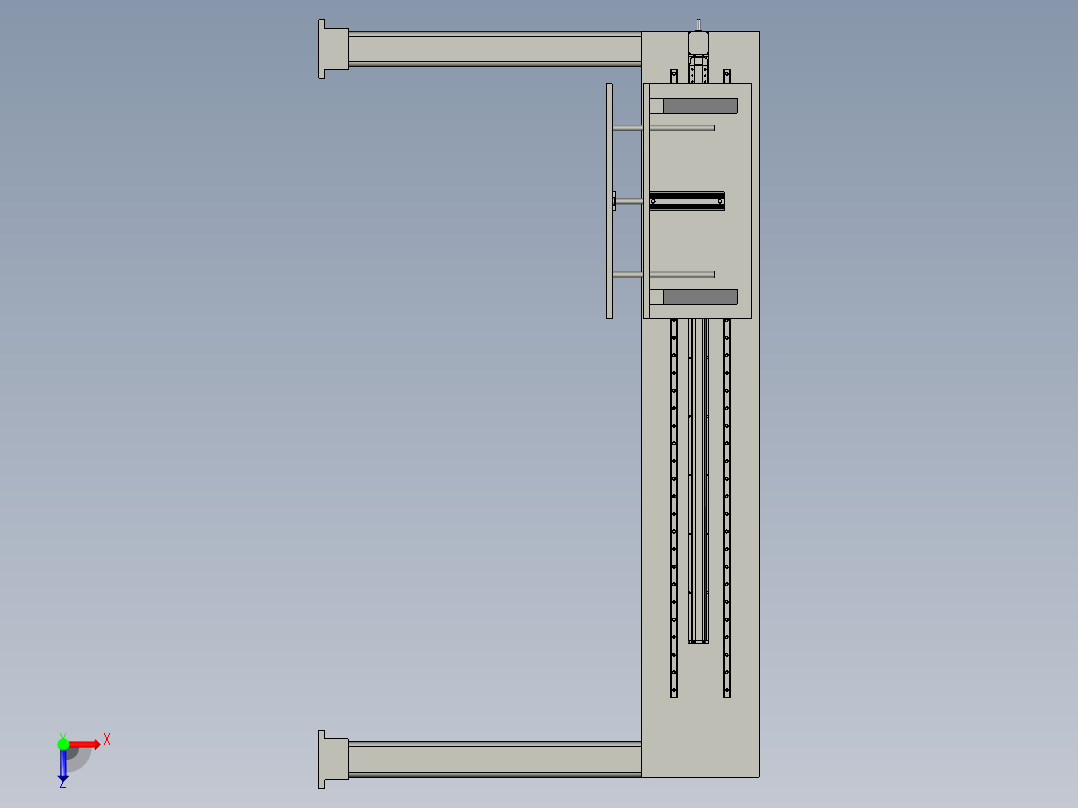 ST60-下料移载机构俯视图