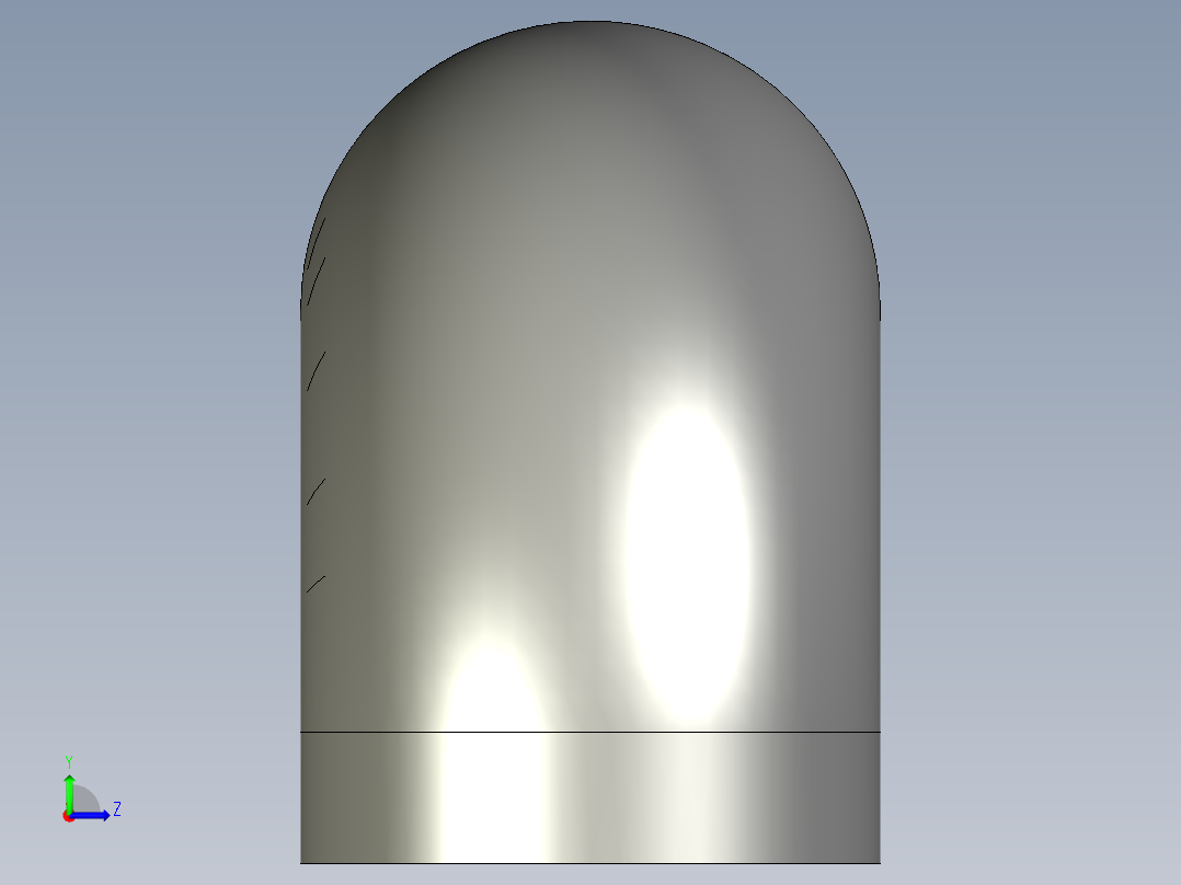短半径90弯头系列GBT12459-200590ES_I_DN32左视图