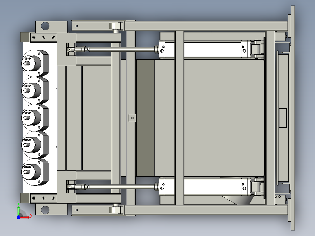 铁质工艺品焊点去除打磨机前视图