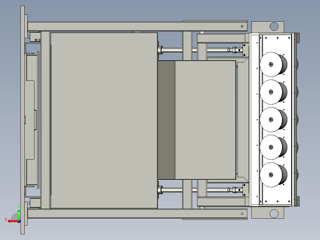 铁质工艺品焊点去除打磨机后视图