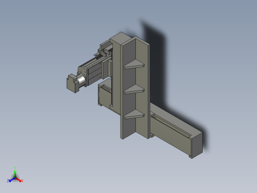 PCB-翻转-散热片轴整体正等轴测缩略图
