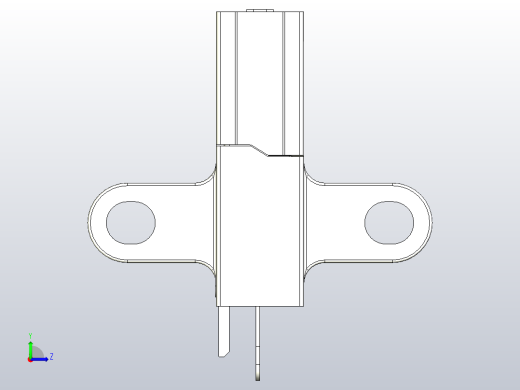槽型传感器开关传感器ZJF31-675-N左视缩略图