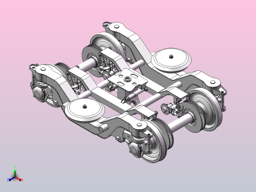 非动力转向架正等轴测缩略图