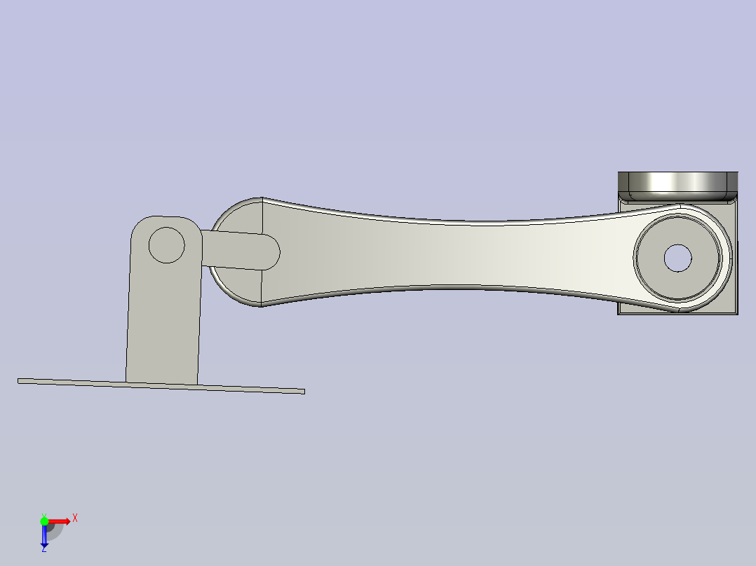 osram奇朗-WMA-300显示器支架俯视图