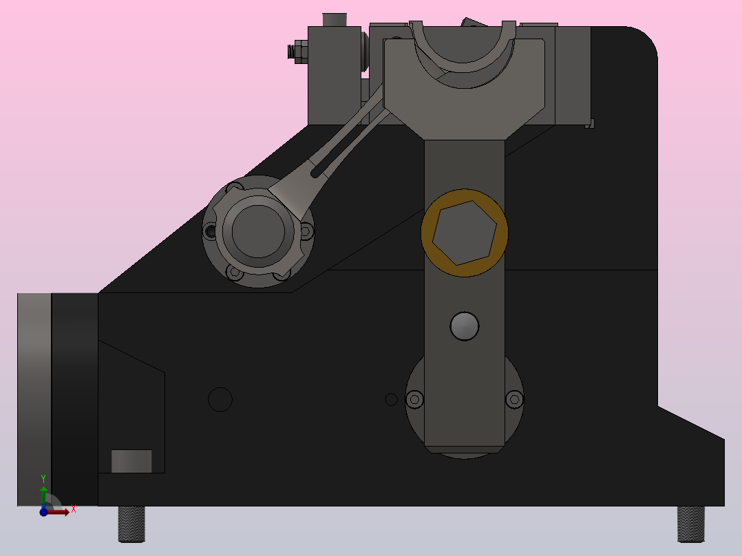 液压夹具前视图