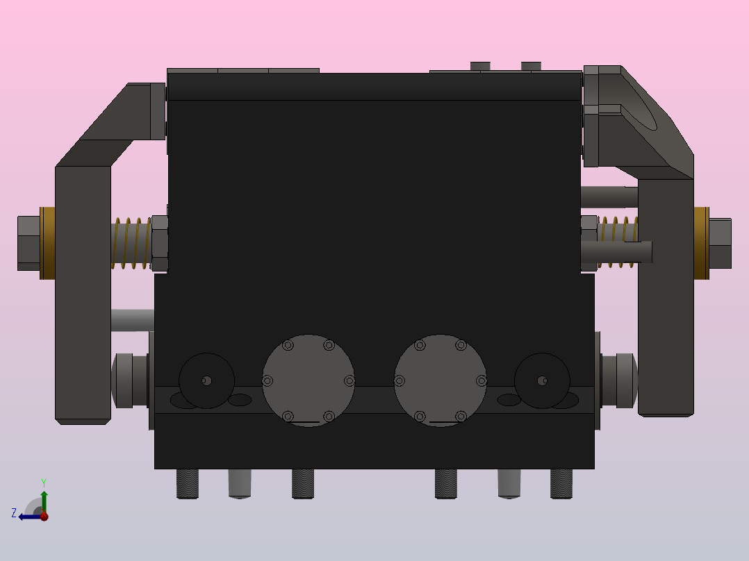 液压夹具右视图